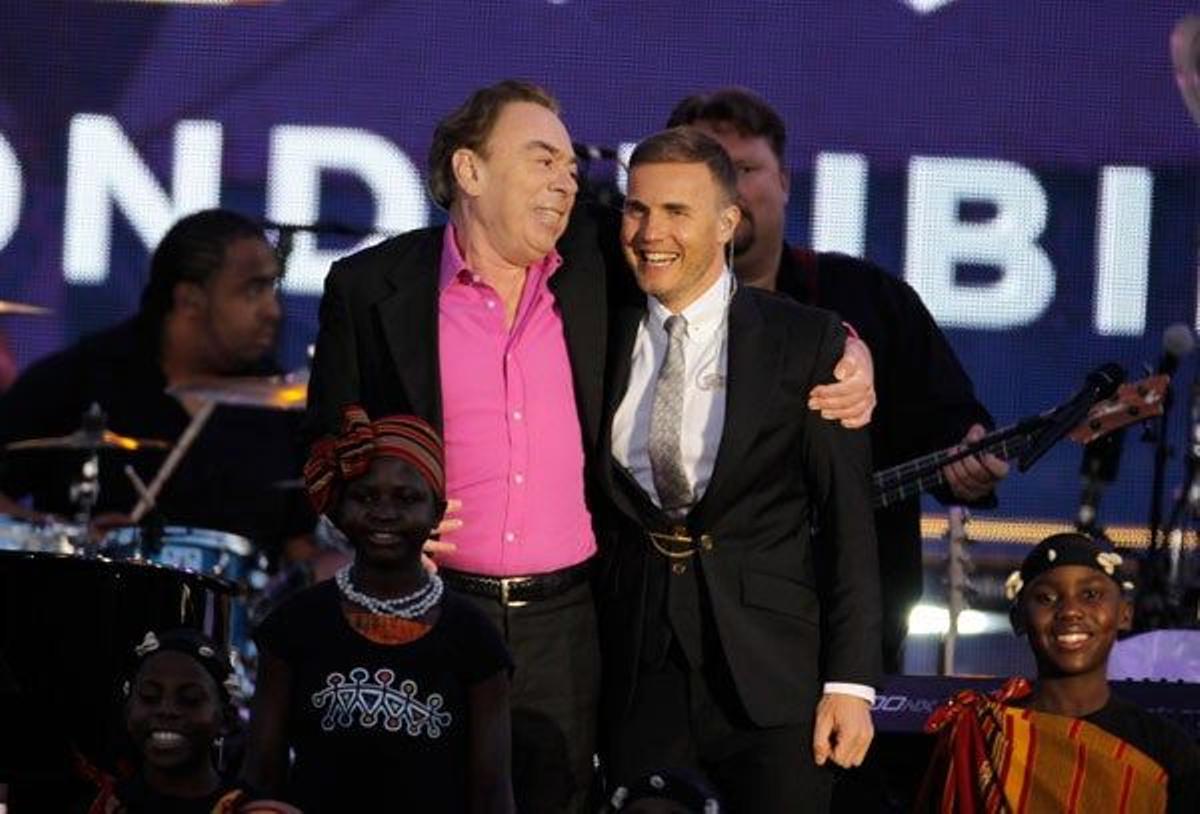 Andrew Lloyd Webber y Gary Barlow