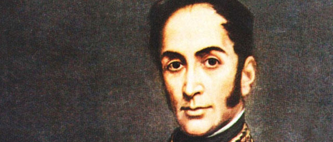 Simón Bolívar, libertador y  pelotari