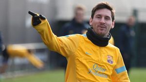 Entrenament del Barça d’aquest divendres.
