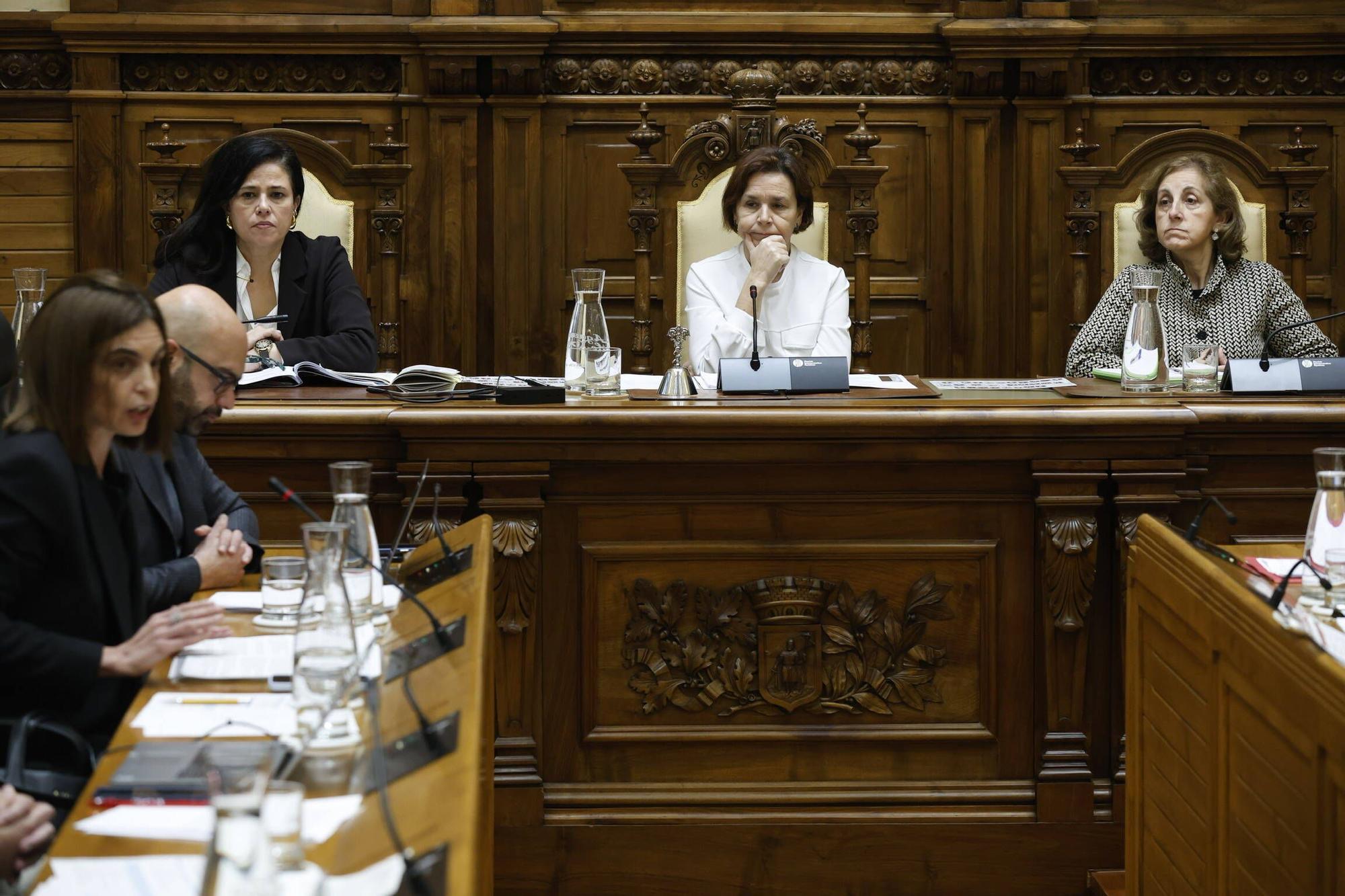 El pleno municipal en Gijón del mes de febrero, en imágenes