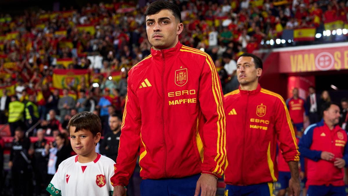 Pedri, en Valladolid