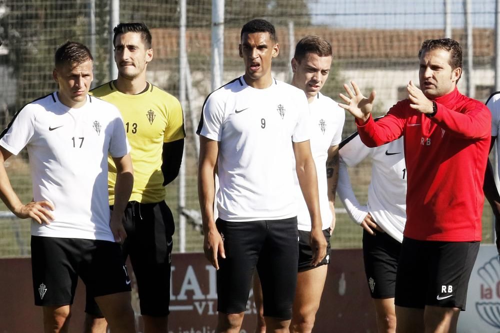 Entrenamiento del Sporting