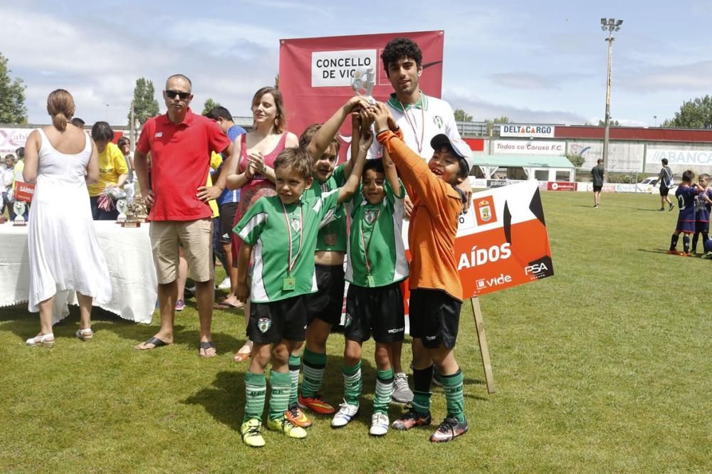 Los campeones de la Vigo Cup recogen sus trofeos