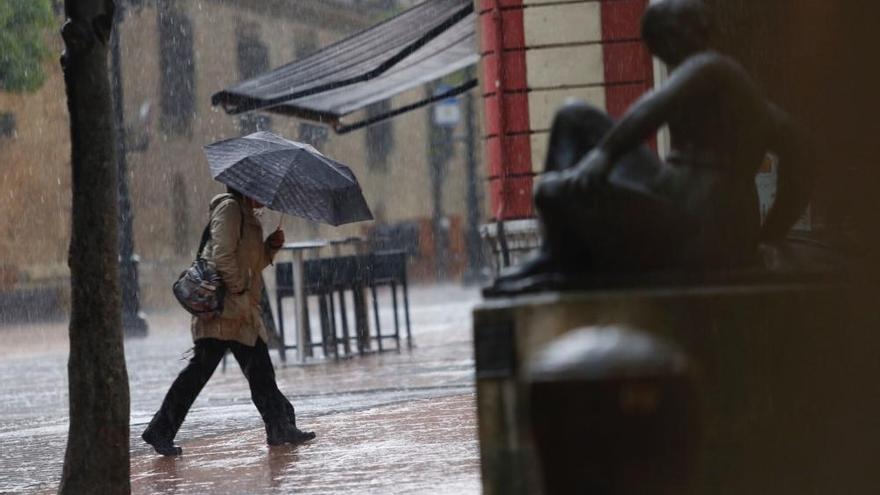 Tormenta de primavera en Asturias