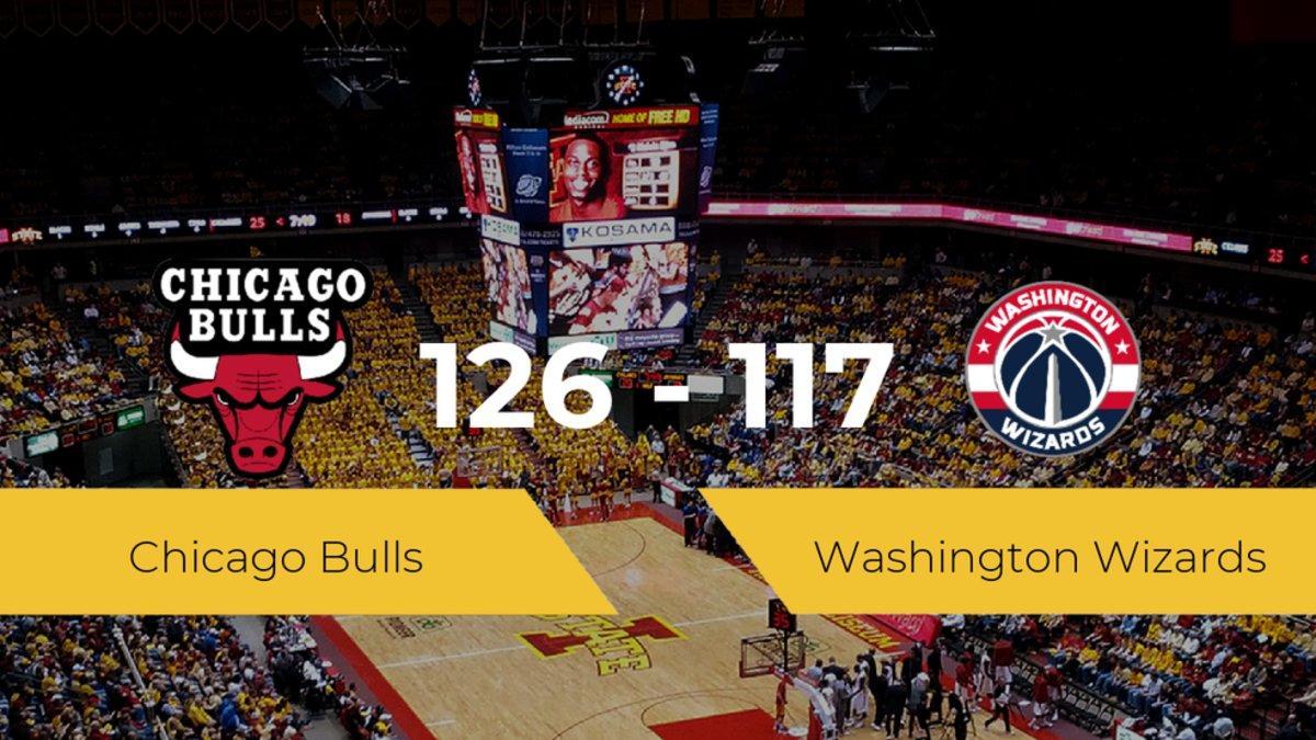 Chicago Bulls se queda con la victoria frente a Washington Wizards por 126-117