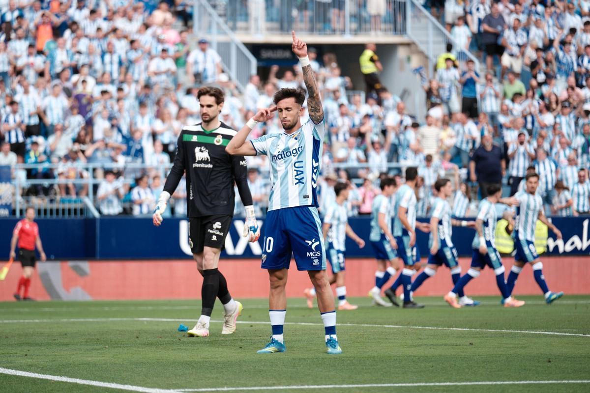 Málaga CF vs Racing de Santander, en imágenes Málaga CF vs Racing de Santander, en imágenes