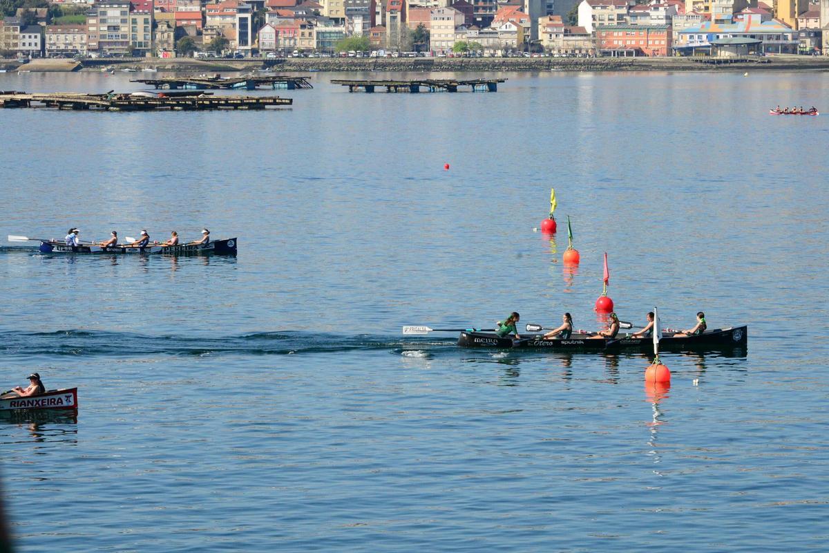 Llegada de una de las regatas.