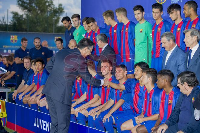 Las imágenes de la presentacion de la cantera del FC Barcelona