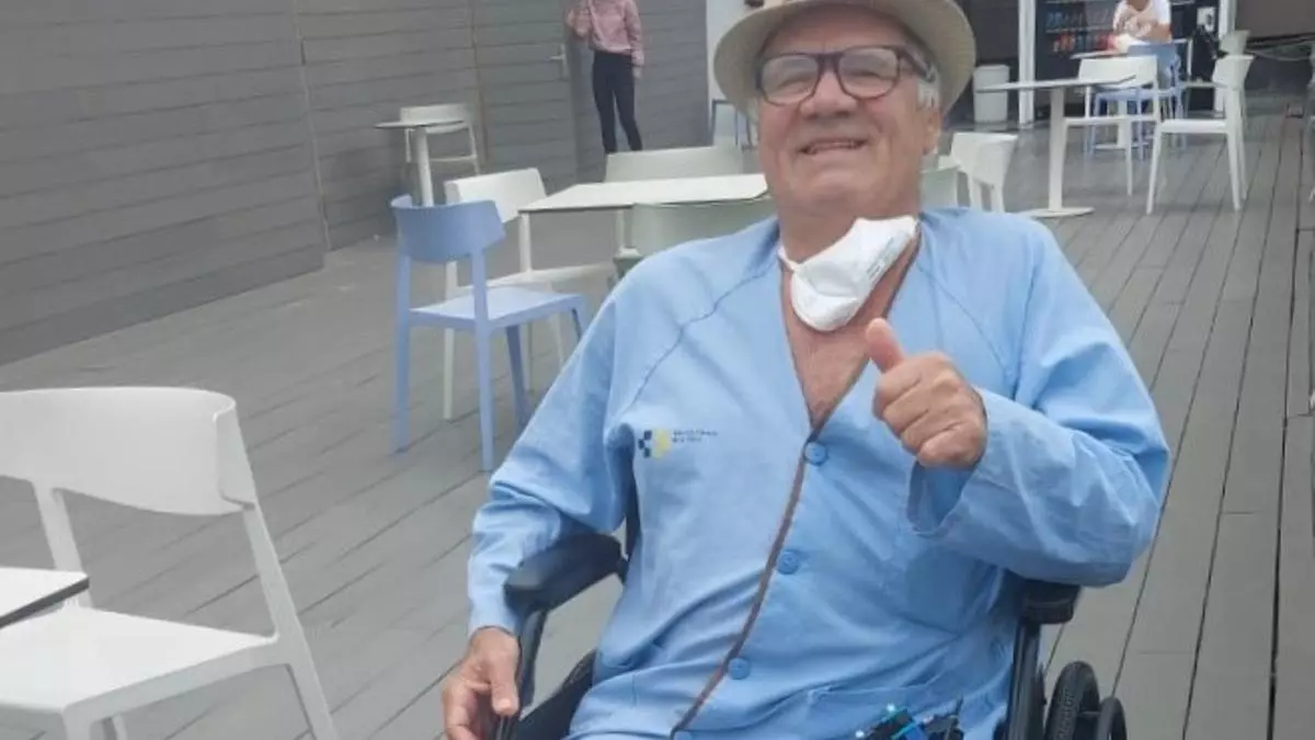 Bernardo, el aldeano que sufrió un brutal accidente de moto: “Mi pierna no estaba perdida”
