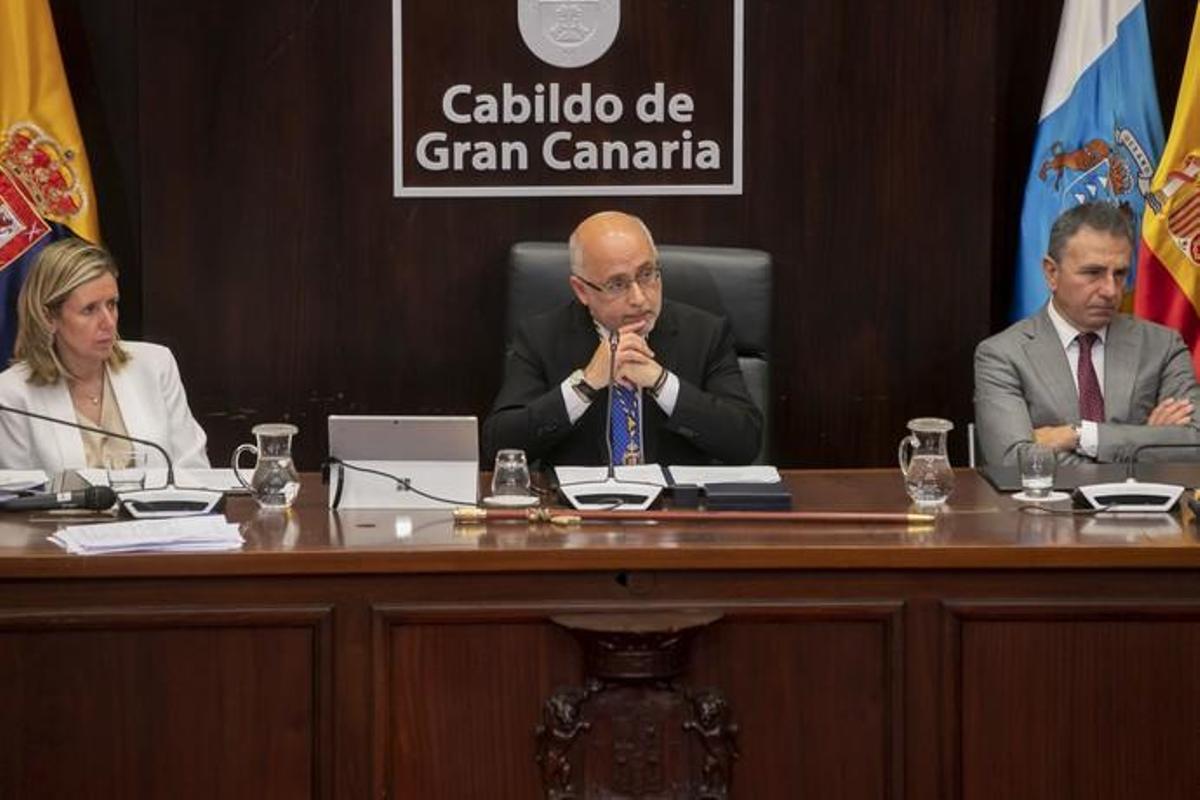 22.06.19. Las Palmas de Gran Canaria. El Cabildo de Gran Canaria celebra el pleno de constitución de la nueva corporación, con Antonio Morales como presidente, al haber sido el candidato más votado. Foto Quique Curbelo  | 22/06/2019 | Fotógrafo: Quique Curbelo