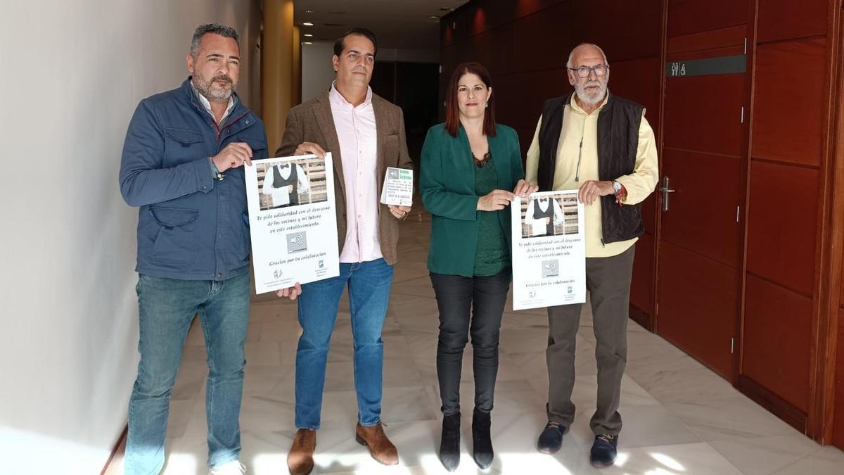 Presentación de la campaña en Teatinos para la prevención de ruidos en la hostelería