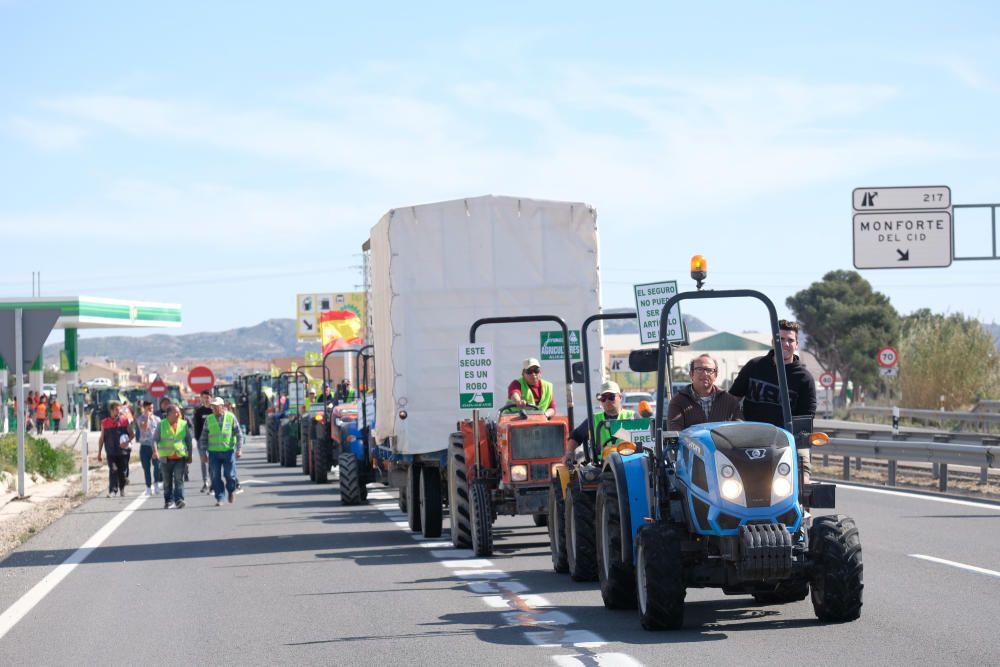 Tractorada en defensa del campo alicantino