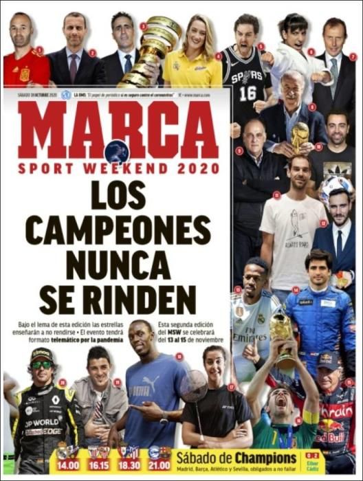 Portada MARCA sábado 31 octubre 2020