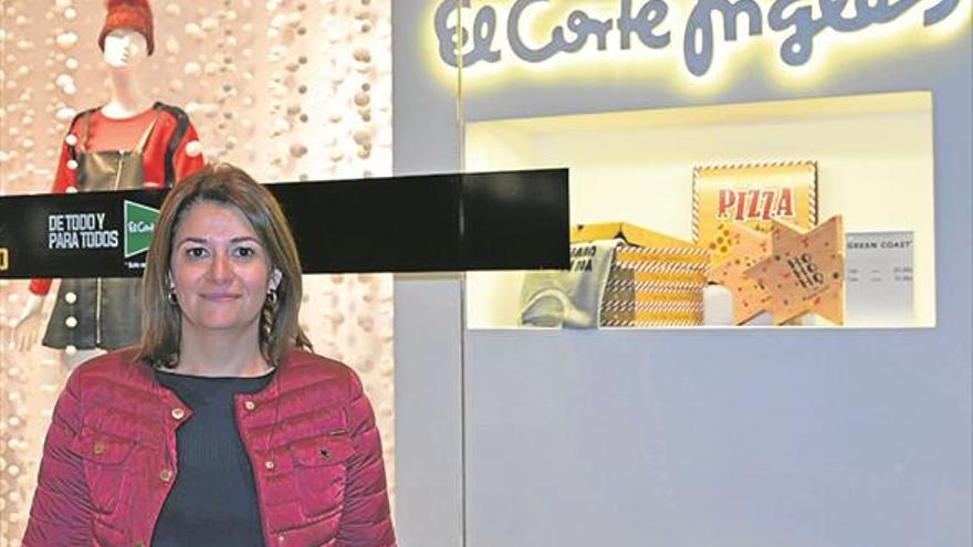 La vila-realense Marta Sifre, en el triatlón de regalos de El Corte Inglés