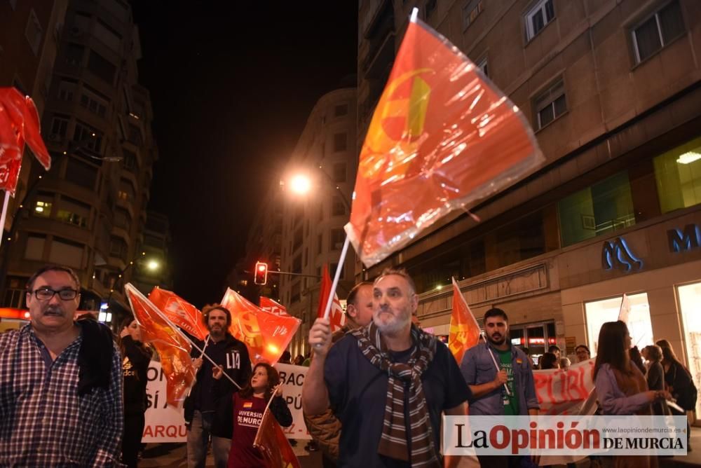 Manifestación contra la LOMCE y los recortes en la Educación en Murcia