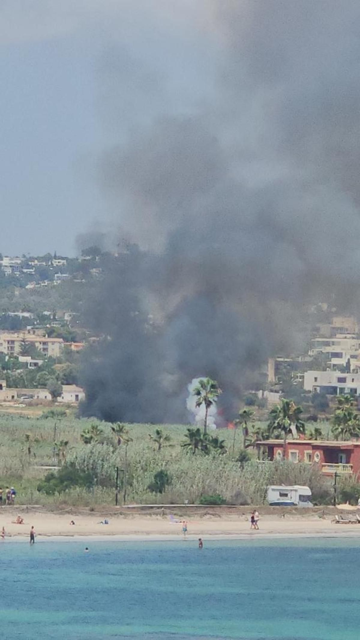 Incendio en Ses Feixes