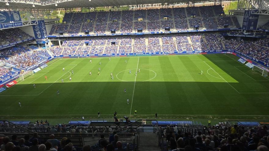 EN DIRECTO: Resiste el Oviedo con uno menos