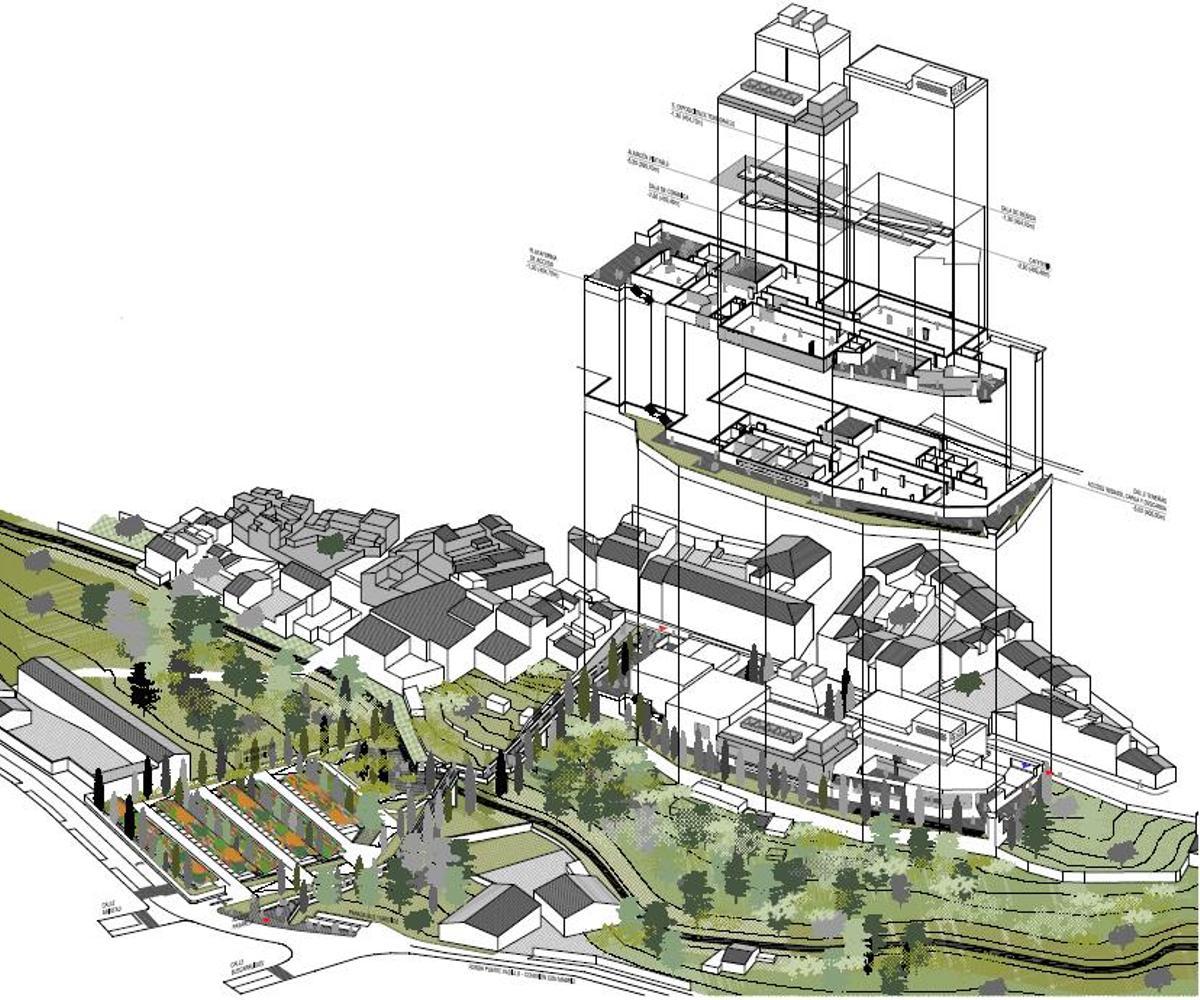 Esqueje del futuro proyecto de museo.