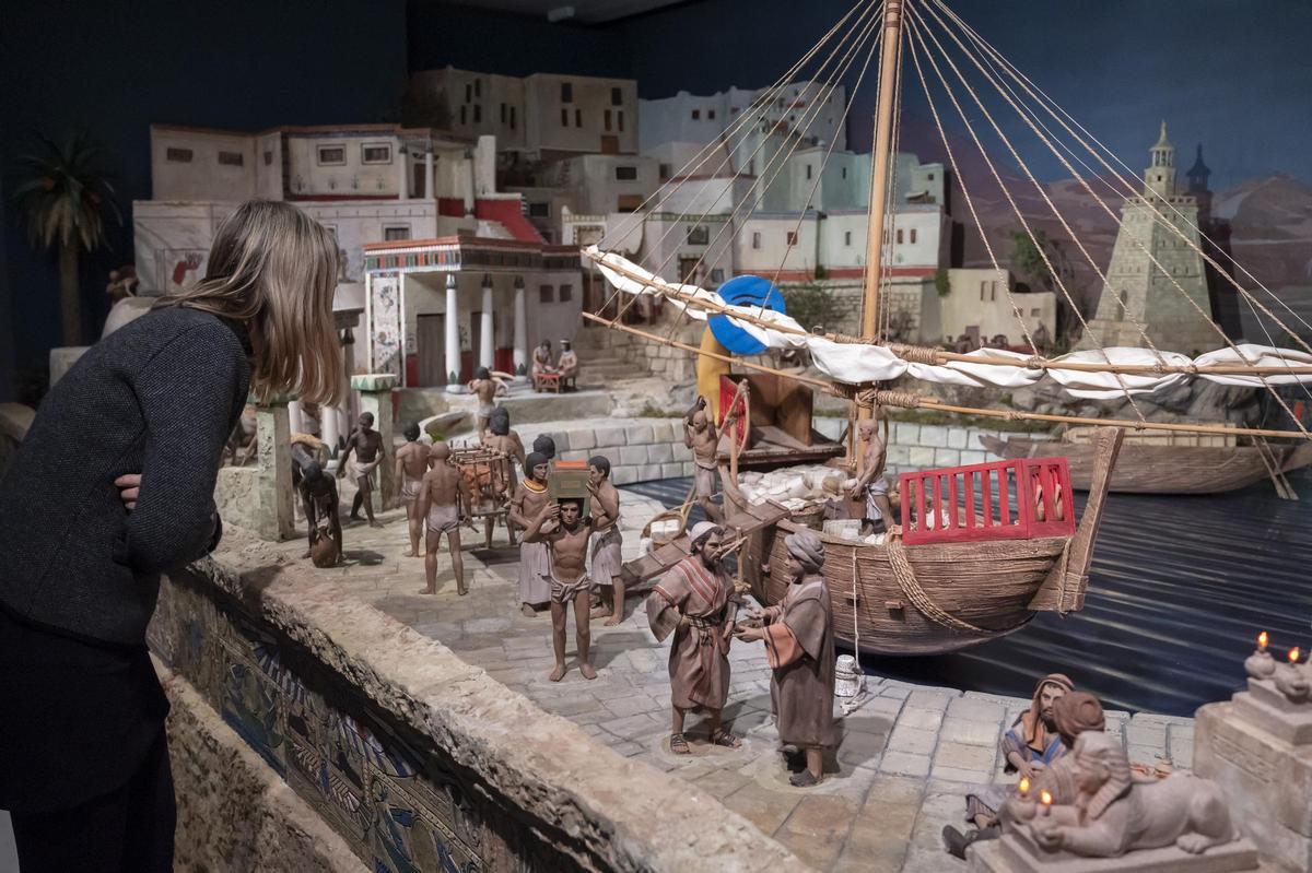 El belén se puede visitar en la sede de la Fundación Bancaja.