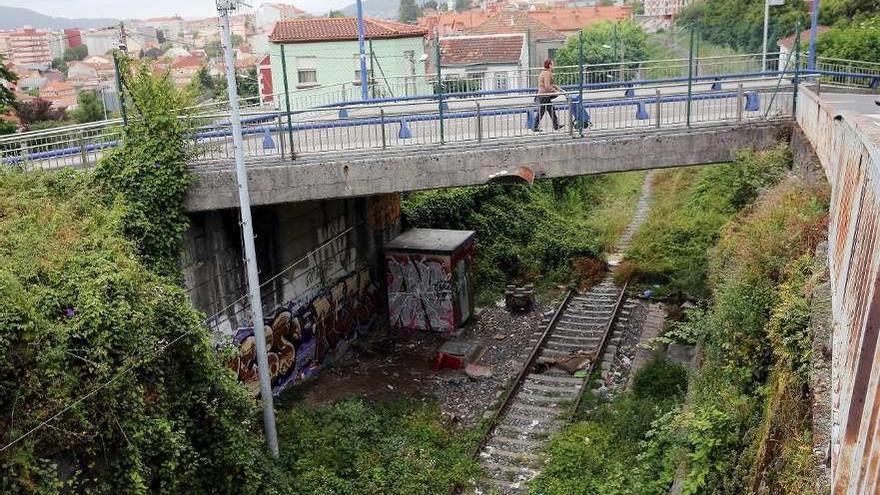 Estado actual de las vías bajo Coutadas // M.G. Brea