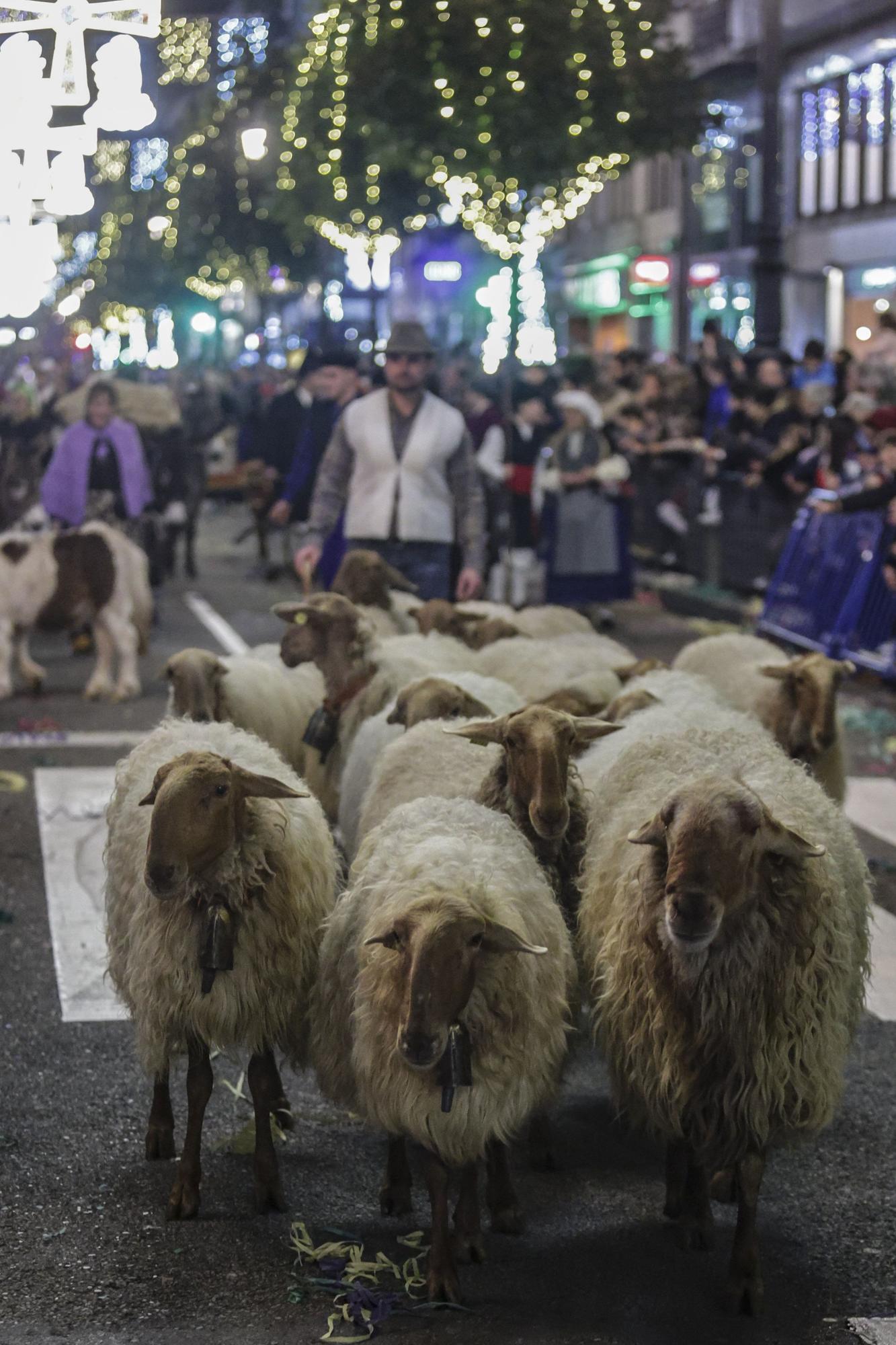 En imágenes: Así fue la multitudinaria cabalgata de Oviedo