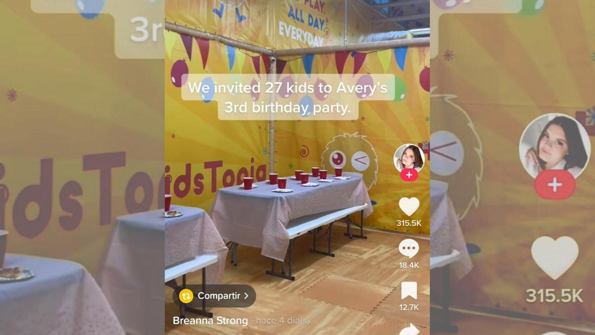 TikTok de Breanna Strong donde narra la amarga experiencia.