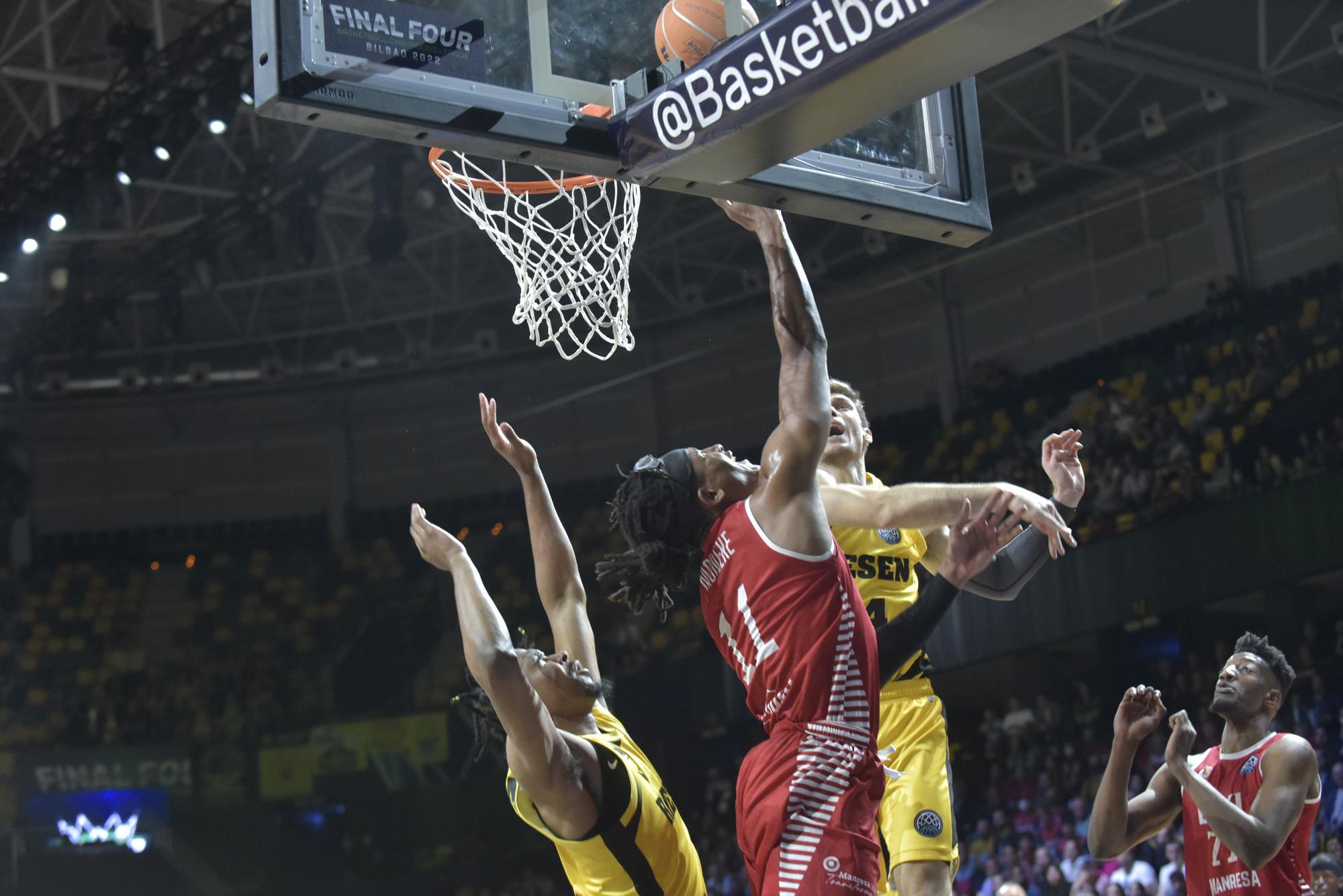 Riesen Ludwigsburg - Baxi Manresa: Les imatges de la semifinal de la Basketball Champions League