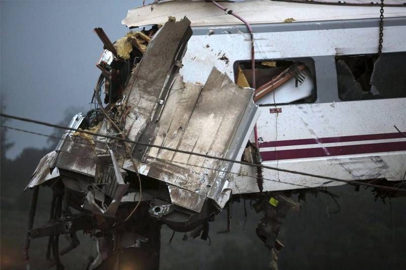 Fotogalería del accidente de Santiago