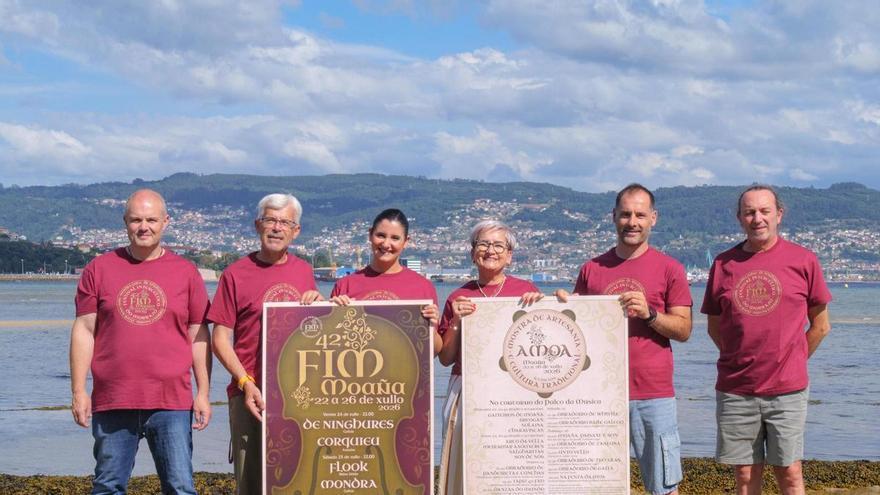 Moaña se prepara para un Festival Intercéltico con los asturianos Corquiéu, los gallegos Mondra y los británicos Flook en cartel