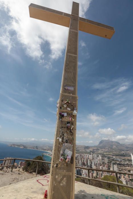 Basura y pintadas en Benidorm