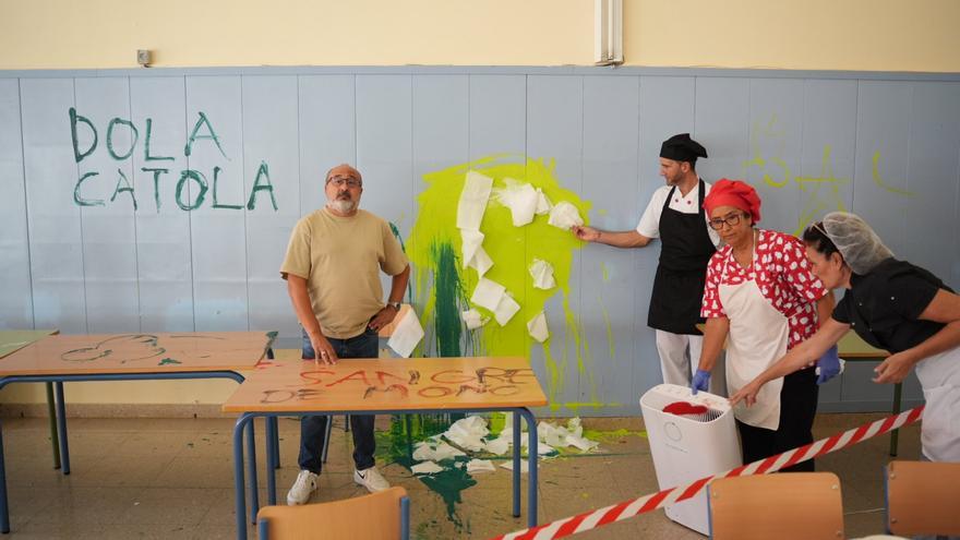 El colegio La Aduana sufre un robo y nuevos actos vandálicos