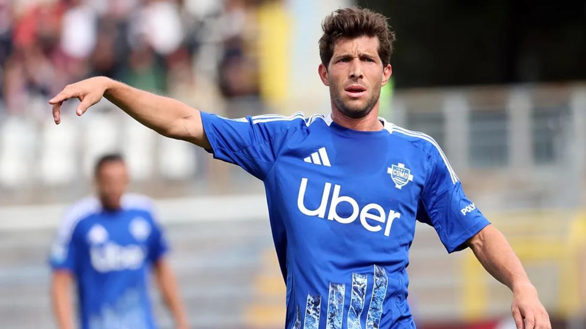 Sergi Roberto, durante un partido con el Como