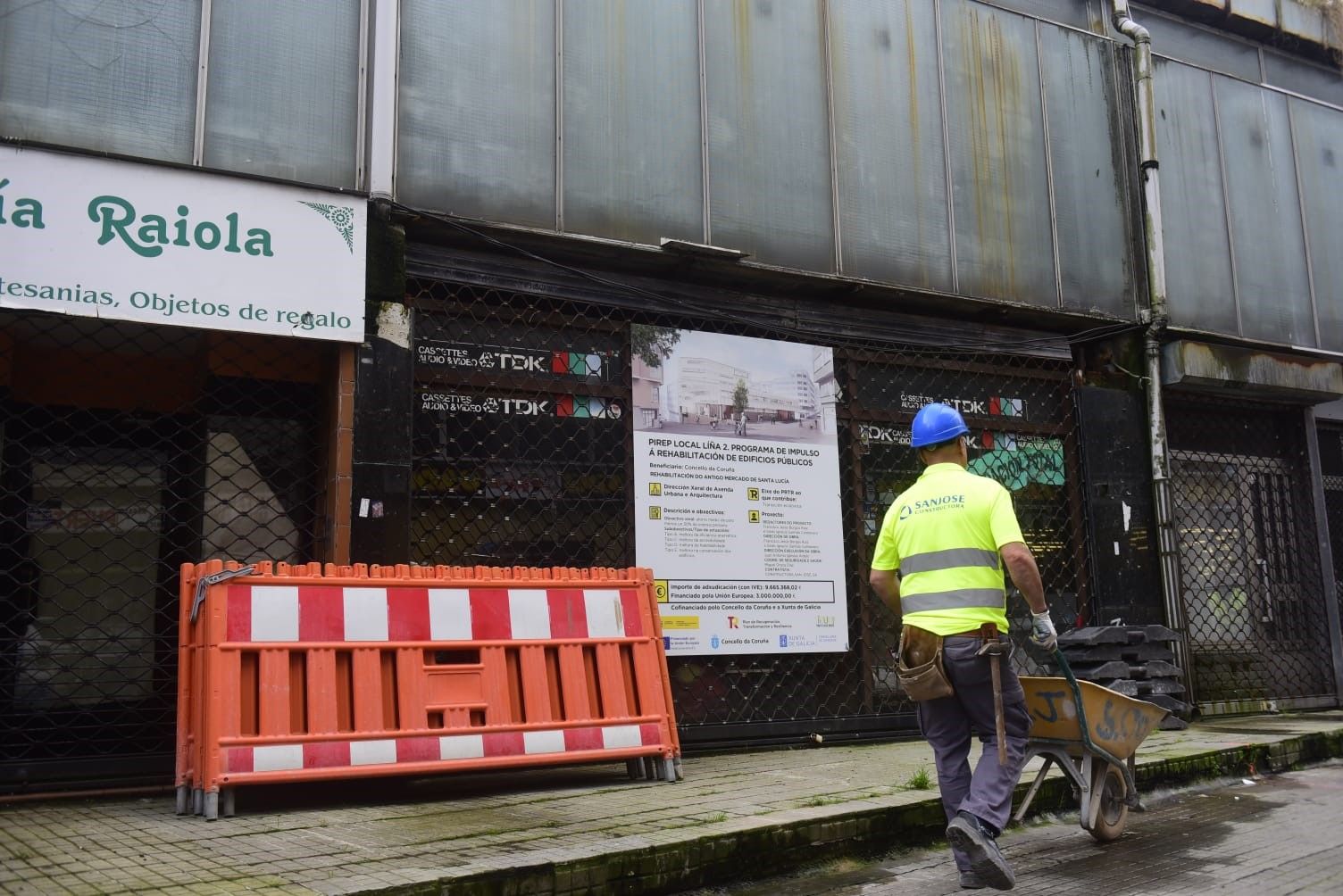 Arranca en A Coruña la obra del nuevo mercado y centro de salud de Santa Lucía