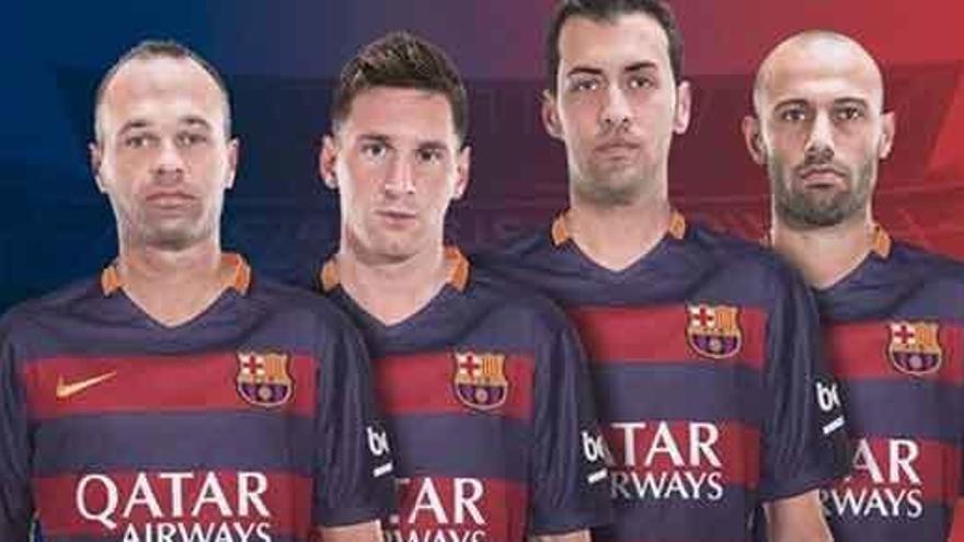 Iniesta, Messi, Busquets y Mascherano, nuevos capitanes