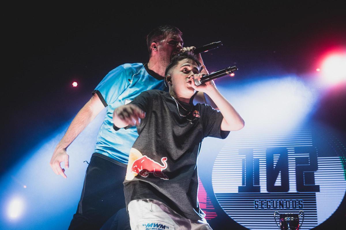 Los dos últimos ganadores de la FMS España, Chuty y Gazir.