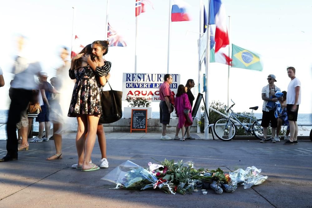 El dia després de la tragèdia a Niça