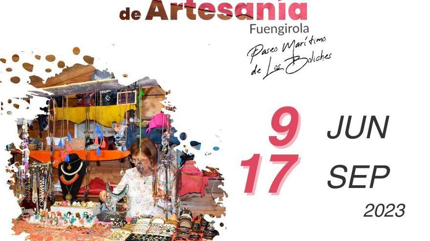 El Mercado de Artesanía de Fuengirola, en el paseo marítimo de Los Boliches hasta septiembre