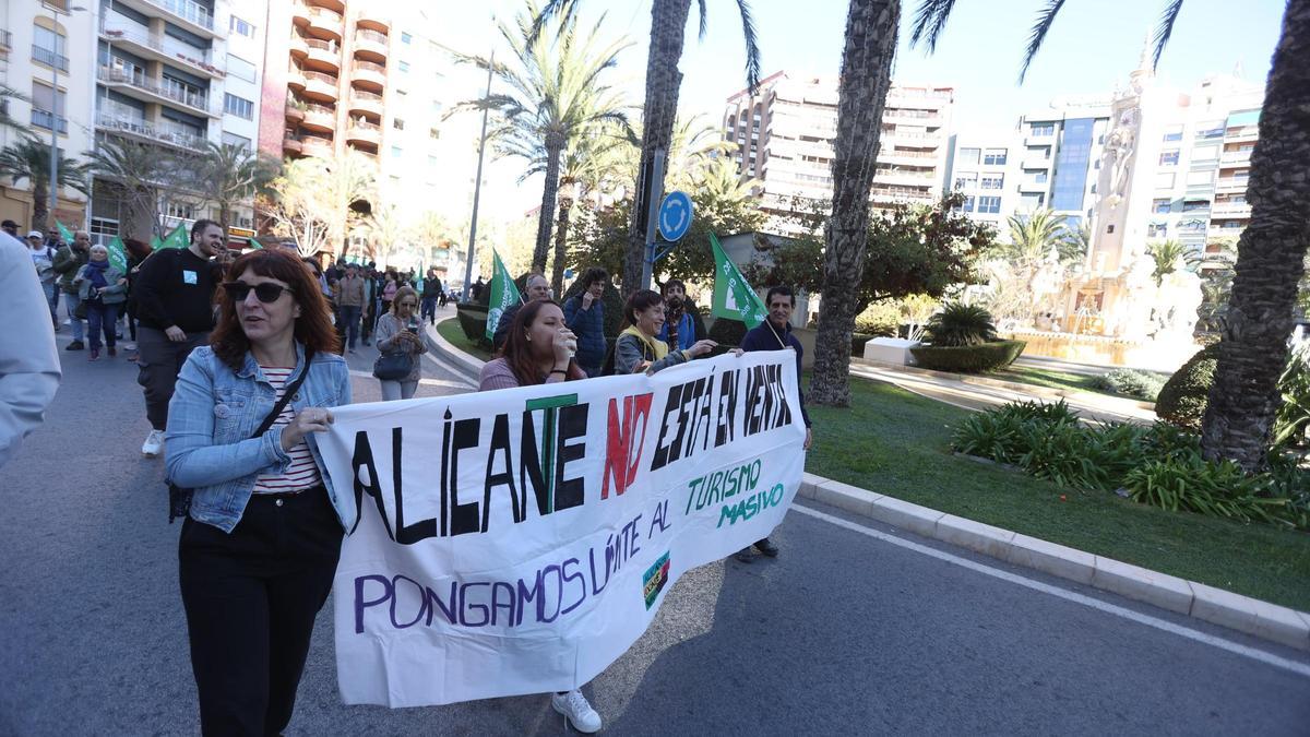 Manifestación contra la Turistificación