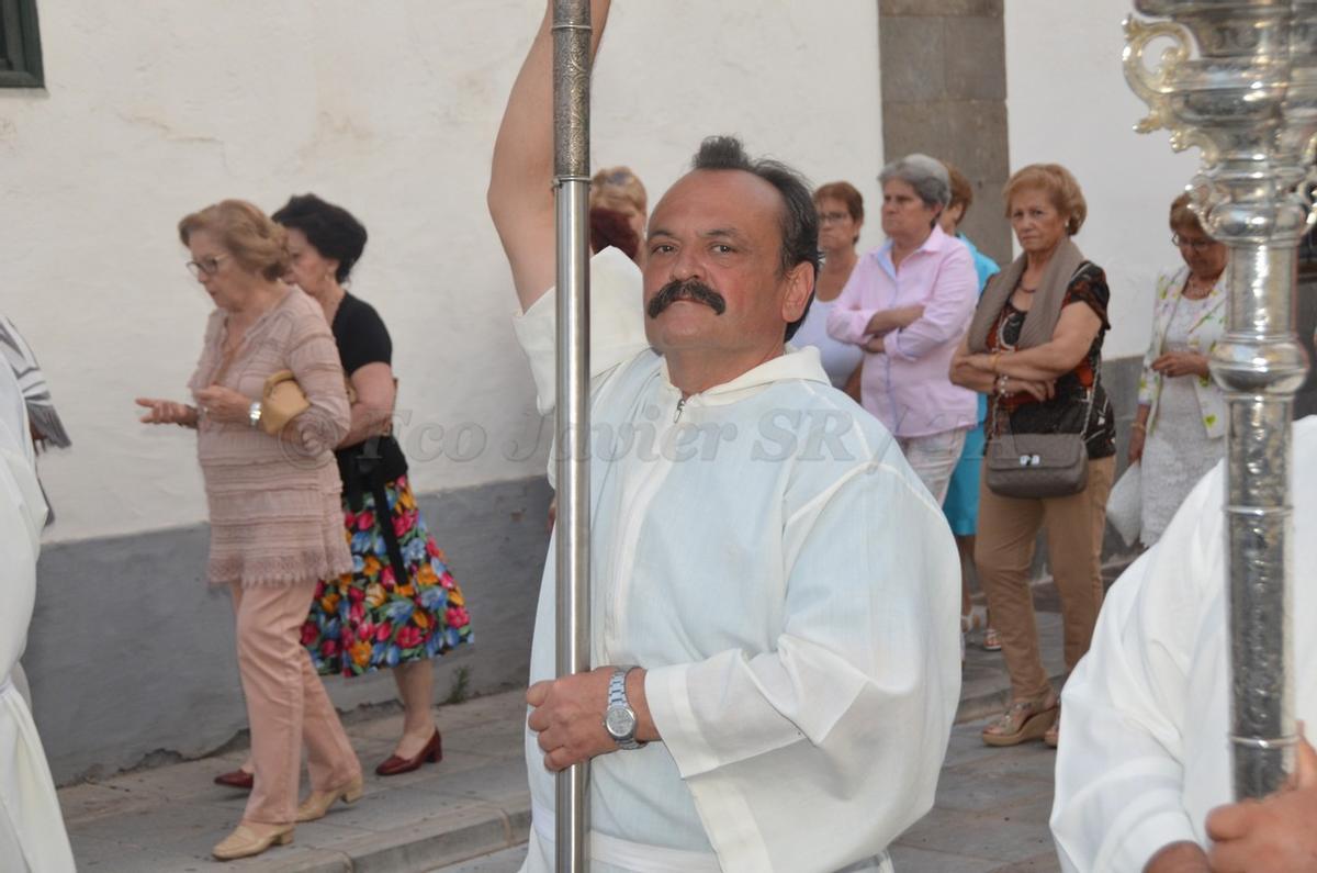 Juan Santana Quintana, sacristán de la Basílica de San Juan Bautista en Telde.