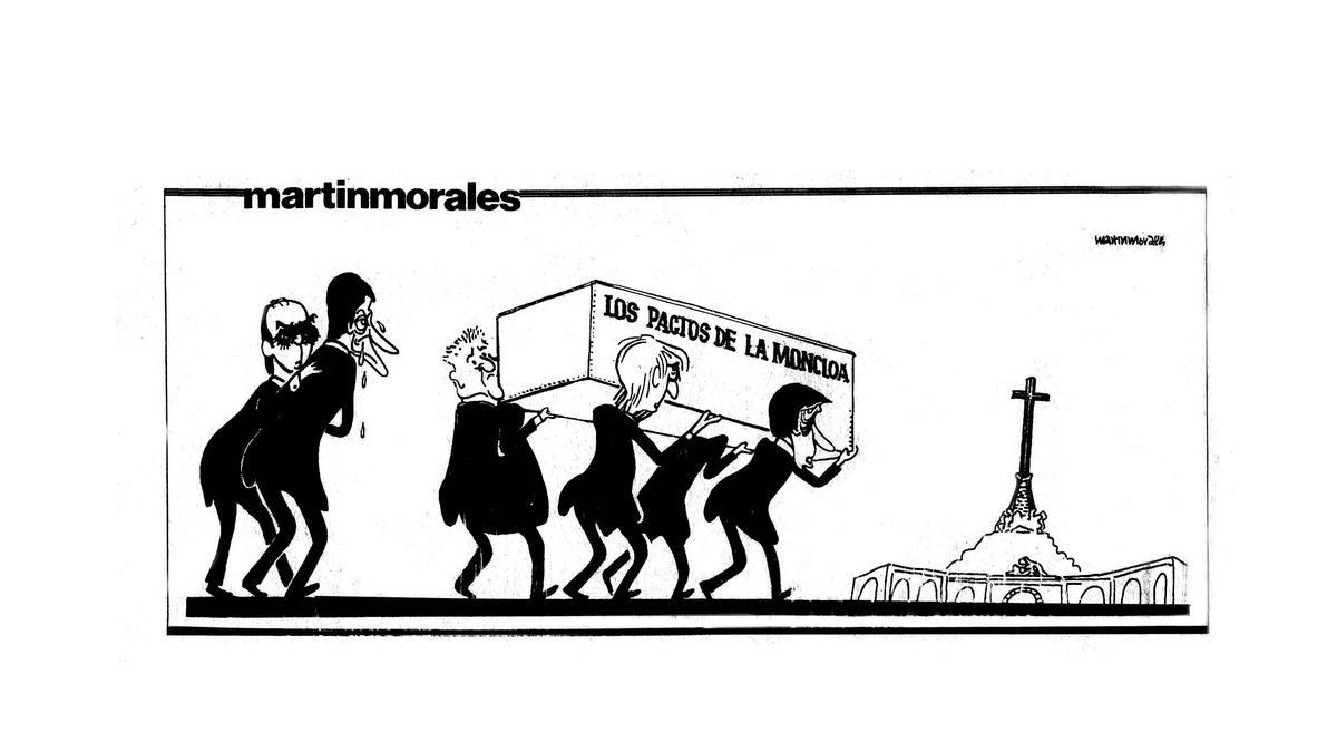 Ilustración de Martín Morales del 26/10/1978