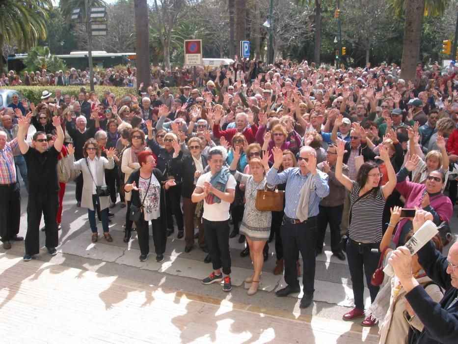 Manifestación contra el impuesto de sucesiones