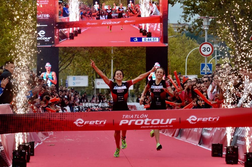 La ciudad de Pontevedra acogió una intensa jornada de triatlón con  la primera edición del ProTour