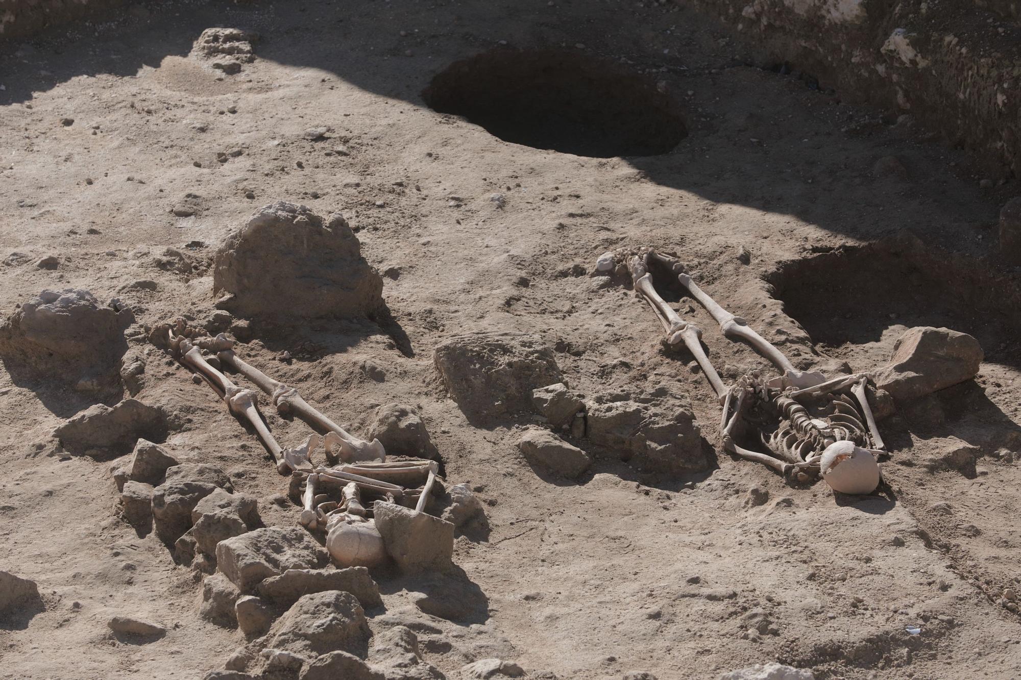 Hallan dos cuerpos de la guerra de Independencia en unas obras en Palma