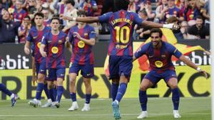El Barça esprem un Lamine portentós per aferrar la Lliga