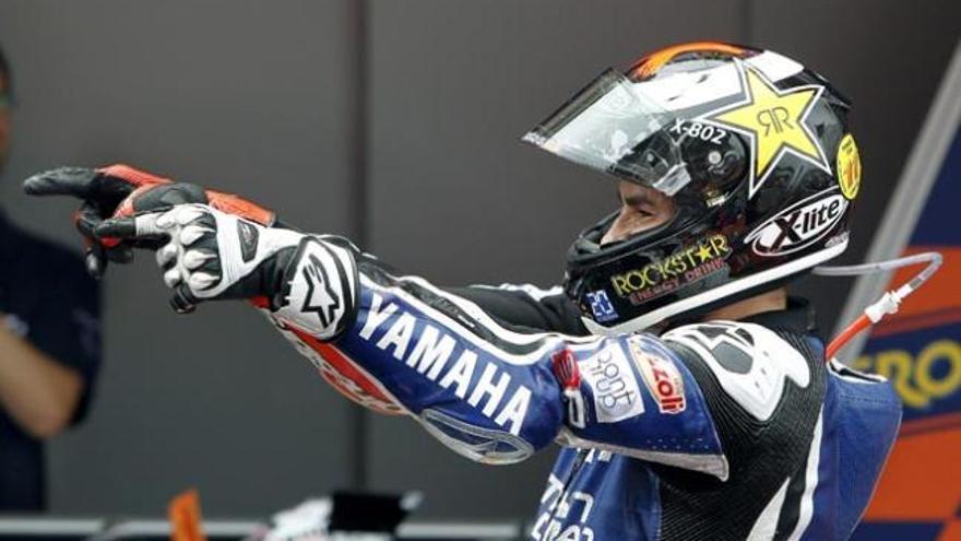 Lorenzo, al término de la carrera.