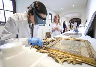 El Museo de la Iglesia pone al día sus fondos en su recién inaugurado taller de restauración
