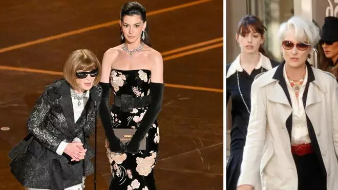 Anne Hathaway y la “verdadera Miranda Priestly” entregan en los Oscar 2026 un premio a un proyecto hispanohablante