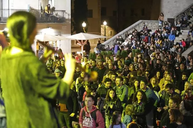 Concert dels Berros de la Cort i Joan Garriga a la plaça de Sant Feliu