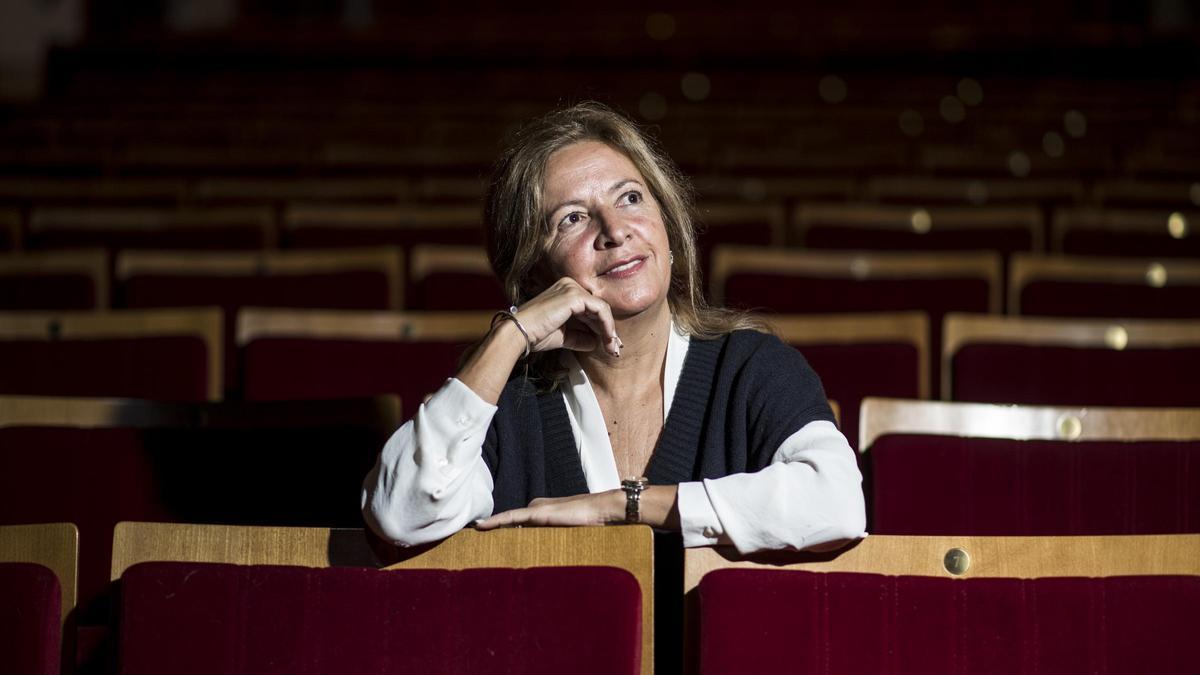 Marisa Caldera, en el Gran Teatro de Cáceres.