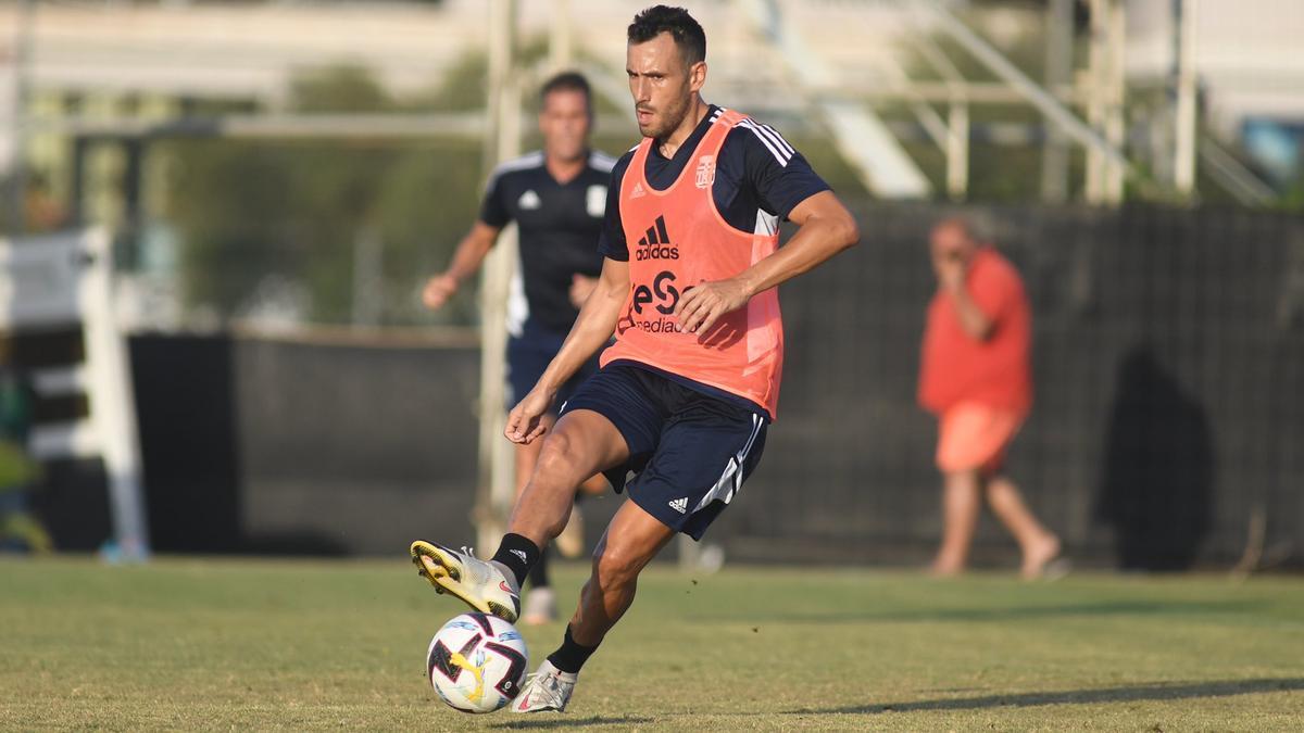 Kiko Olivas, en una sesión de entrenamiento